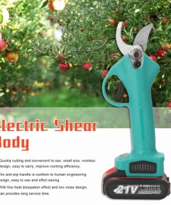 21V Cordless Electric Pruning Shears with Rechargeable Battery