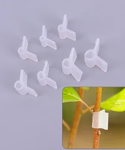 100-Pack Garden Plant Clips for Vines, Seedlings and Grafted Branches