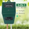 3-in-1 Soil Meter for Moisture, pH and Sunlight Testing