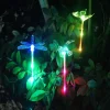 Color-Changing Solar Garden Path Lights, Dragonfly and Butterfly Stake Lights