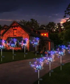 Solar Firework Fairy Lights, 90/150 LED Outdoor String Lights