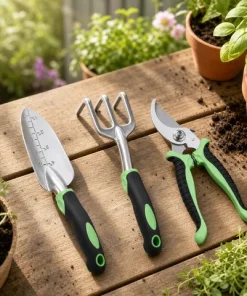 3-piece aluminum garden hand tool set