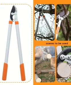 long-handled hedge shears with SK5 blade