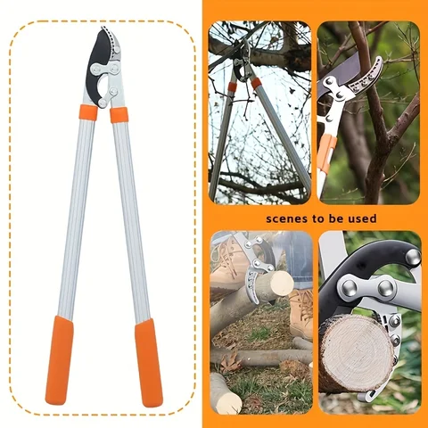 long-handled hedge shears with SK5 blade