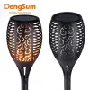 Solar Flame Flickering Garden Lamp, IP65 Outdoor Pathway Light
